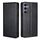 Custodia per telefono in pelle magnetica tinta unita per Samsung Galaxy S24+ 5G (nero) Custodia per telefono in pelle magnetica tinta unita per Samsung Galaxy S24+ 5G (nero)