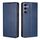 Per Samsung Galaxy S24+ 5G Custodia per telefono in pelle magnetica tinta unita olio lucido (blu) Per Samsung Galaxy S24+ 5G Custodia per telefono in pelle magnetica tinta unita olio lucido (blu)