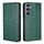 Custodia per telefono in pelle magnetica tinta unita per Samsung Galaxy S24+ 5G (verde) Custodia per telefono in pelle magnetica tinta unita per Samsung Galaxy S24+ 5G (verde)