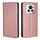 Custodia per telefono in pelle magnetica tinta unita per Honor Magic6 Gloss Oil (oro rosa) Custodia per telefono in pelle magnetica tinta unita per Honor Magic6 Gloss Oil (oro rosa)