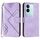 Custodia in pelle per vivo V29 5G Global/V29 Pro Line modello Skin Feel (viola chiaro) Custodia in pelle per vivo V29 5G Global/V29 Pro Line modello Skin Feel (viola chiaro)