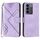 Per vivo V27 5G Global/V27 Pro 5G Global Line Pattern Skin Feel Custodia in pelle per telefono (viola chiaro) Per vivo V27 5G Global/V27 Pro 5G Global Line Pattern Skin Feel Custodia in pelle per telefono (viola chiaro)