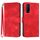 Per vivo Y72 5G/iQOO Z3/Y52 5G Line Pattern Skin Feel Custodia in pelle per telefono(Rosso) Per vivo Y72 5G/iQOO Z3/Y52 5G Line Pattern Skin Feel Custodia in pelle per telefono(Rosso)