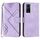 Custodia in pelle per vivo Y75 5G Global/T1 5G Global Line Pattern Skin Feel (viola chiaro) Custodia in pelle per vivo Y75 5G Global/T1 5G Global Line Pattern Skin Feel (viola chiaro)