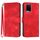 Custodia in pelle per vivo Y33s 4G Global/Y21/Y21s/Y21t con motivo a linee Skin Feel (rosso) Custodia in pelle per vivo Y33s 4G Global/Y21/Y21s/Y21t con motivo a linee Skin Feel (rosso)