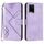 Custodia in pelle per vivo Y33s 4G Global/Y21/Y21s/Y21t con motivo a linee Skin Feel (viola chiaro) Custodia in pelle per vivo Y33s 4G Global/Y21/Y21s/Y21t con motivo a linee Skin Feel (viola chiaro)
