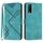 Per vivo Y20/Y20i/Y11s/Y12s/iQOO U1x Custodia per cellulare in pelle con motivo a linea Skin Feel (azzurro) Per vivo Y20/Y20i/Y11s/Y12s/iQOO U1x Custodia per cellulare in pelle con motivo a linea Skin Feel (azzurro)