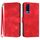 Custodia per telefono in pelle per vivo Y51 2020 India/Y31 4G India Line Pattern Skin Feel (Rosso) Custodia per telefono in pelle per vivo Y51 2020 India/Y31 4G India Line Pattern Skin Feel (Rosso)