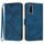 Custodia in pelle per vivo Y70s Line Pattern Skin Feel (blu reale)
