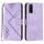 Per vivo Y30 4G Global Line Pattern Skin Feel Custodia in pelle per telefono (viola chiaro) Per vivo Y30 4G Global Line Pattern Skin Feel Custodia in pelle per telefono (viola chiaro)