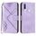 Per vivo Y17/Y15/Y12/Y11 Custodia in pelle con motivo a linee Skin Feel (viola chiaro) Per vivo Y17/Y15/Y12/Y11 Custodia in pelle con motivo a linee Skin Feel (viola chiaro)