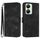 Custodia in pelle per vivo Y27 4G Global Line Pattern Skin Feel (nera)