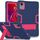 Per Lenovo Tab M11/Xiaoxin Pad 11 2024 Custodia per tablet PC ibrida in silicone con colori a contrasto con supporto (blu navy, rosa rossa) Per Lenovo Tab M11/Xiaoxin Pad 11 2024 Custodia per tablet PC ibrida in silicone con colori a contrasto con supporto (blu navy, rosa rossa)