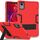 Per Lenovo Tab M11/Xiaoxin Pad 11 2024 Custodia per tablet PC ibrida in silicone con colori a contrasto con supporto (rosso nero) Per Lenovo Tab M11/Xiaoxin Pad 11 2024 Custodia per tablet PC ibrida in silicone con colori a contrasto con supporto (rosso nero)