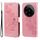 Per Xiaomi 14 Ultra Custodia per cellulare in pelle con fiori a 7 petali (oro rosa) Per Xiaomi 14 Ultra Custodia per cellulare in pelle con fiori a 7 petali (oro rosa)