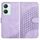 Per vivo Y03 4G Global YX0060 Custodia in pelle per telefono con testa di elefante in rilievo con cordino (viola chiaro) Per vivo Y03 4G Global YX0060 Custodia in pelle per telefono con testa di elefante in rilievo con cordino (viola chiaro)