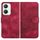 Per vivo Y03 4G Global YX0060 Custodia in pelle per telefono con testa di elefante in rilievo con cordino (rosa rossa) Per vivo Y03 4G Global YX0060 Custodia in pelle per telefono con testa di elefante in rilievo con cordino (rosa rossa)