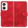 Per vivo Y03 4G Global YX0060 Custodia in pelle per telefono con testa di elefante in rilievo con cordino (rosso) Per vivo Y03 4G Global YX0060 Custodia in pelle per telefono con testa di elefante in rilievo con cordino (rosso)