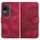 Per vivo V30 5G Global/V30 Pro 5G Global YX0060 Custodia in pelle per telefono con testa di elefante in rilievo con cordino (rosa rossa) Per vivo V30 5G Global/V30 Pro 5G Global YX0060 Custodia in pelle per telefono con testa di elefante in rilievo con cordino (rosa rossa)