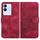 Per vivo V30 Lite 5G Global YX0060 Custodia in pelle per telefono con testa di elefante in rilievo con cordino (rosa rossa) Per vivo V30 Lite 5G Global YX0060 Custodia in pelle per telefono con testa di elefante in rilievo con cordino (rosa rossa)