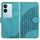 Per vivo V29 5G Global/V29 Pro YX0060 Custodia in pelle per telefono con testa di elefante in rilievo con cordino (azzurro) Per vivo V29 5G Global/V29 Pro YX0060 Custodia in pelle per telefono con testa di elefante in rilievo con cordino (azzurro)