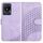 Per vivo Y02A 4G/Y02 4G/Y11 2023/Y02t YX0060 Custodia in pelle per telefono con testa di elefante in rilievo con cordino (viola chiaro) Per vivo Y02A 4G/Y02 4G/Y11 2023/Y02t YX0060 Custodia in pelle per telefono con testa di elefante in rilievo con cordino (viola chiaro)