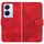 Per vivo V29 Lite YX0060 Custodia in pelle per telefono con testa di elefante in rilievo con cordino (rosso) Per vivo V29 Lite YX0060 Custodia in pelle per telefono con testa di elefante in rilievo con cordino (rosso)