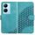 Per vivo V29 Lite YX0060 Custodia in pelle per telefono con testa di elefante in rilievo con cordino (azzurro) Per vivo V29 Lite YX0060 Custodia in pelle per telefono con testa di elefante in rilievo con cordino (azzurro)