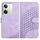 Per vivo Y100 5G Global YX0060 Custodia in pelle per telefono con testa di elefante in rilievo con cordino (viola chiaro) Per vivo Y100 5G Global YX0060 Custodia in pelle per telefono con testa di elefante in rilievo con cordino (viola chiaro)
