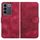 Per vivo V27 5G Global/V27 Pro 5G Global YX0060 Custodia in pelle per telefono con testa di elefante in rilievo con cordino (rosa rossa) Per vivo V27 5G Global/V27 Pro 5G Global YX0060 Custodia in pelle per telefono con testa di elefante in rilievo con cordino (rosa rossa)