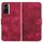 Per vivo iQOO U5e 5G/Y30 5G/Y33e 5G YX0060 Custodia in pelle per telefono con testa di elefante in rilievo con cordino (rosa rossa) Per vivo iQOO U5e 5G/Y30 5G/Y33e 5G YX0060 Custodia in pelle per telefono con testa di elefante in rilievo con cordino (rosa rossa)
