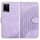 Per vivo Y33s 4G Global/Y21/Y21s/Y21t YX0060 Custodia in pelle per telefono con testa di elefante in rilievo con cordino (viola chiaro) Per vivo Y33s 4G Global/Y21/Y21s/Y21t YX0060 Custodia in pelle per telefono con testa di elefante in rilievo con cordino (viola chiaro)