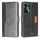 Per OPPO Reno11 F 5G Custodia per telefono in pelle con fibbia laterale in colore a contrasto (nero + grigio) Per OPPO Reno11 F 5G Custodia per telefono in pelle con fibbia laterale in colore a contrasto (nero + grigio)
