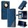 Custodia per telefono in pelle con giuntura Skin Feel per Honor X50 (blu)