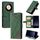 Custodia per cellulare in pelle per Honor X50 Skin Feel (verde)