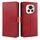 Custodia per cellulare in pelle con fibbia in pelle di vitello per Honor Magic6 (rossa) Custodia per cellulare in pelle con fibbia in pelle di vitello per Honor Magic6 (rossa)