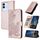 Per vivo V30 Lite 5G Custodia per cellulare in pelle con vibrazione in rilievo Global Datura Flower (oro rosa) Per vivo V30 Lite 5G Custodia per cellulare in pelle con vibrazione in rilievo Global Datura Flower (oro rosa)