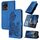 Per vivo Y02A 4G/Y02 4G/Y11 2023/Y02t Datura Custodia in pelle con motivo floreale in rilievo (Blu) Per vivo Y02A 4G/Y02 4G/Y11 2023/Y02t Datura Custodia in pelle con motivo floreale in rilievo (Blu)