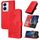 Custodia per telefono in pelle con vibrazione in rilievo fiore Datura per vivo V29 Lite (rossa) Custodia per telefono in pelle con vibrazione in rilievo fiore Datura per vivo V29 Lite (rossa)