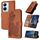 Custodia per cellulare in pelle con vibrazione in rilievo fiore Datura per vivo V29 Lite (marrone) Custodia per cellulare in pelle con vibrazione in rilievo fiore Datura per vivo V29 Lite (marrone)