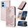 Custodia per telefono in pelle con vibrazione in rilievo fiore Datura Global per vivo Y56 5G Global/Y16 4G (oro rosa) Custodia per telefono in pelle con vibrazione in rilievo fiore Datura Global per vivo Y56 5G Global/Y16 4G (oro rosa)
