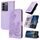 Per vivo V27e 4G Global/T2 4G Global Datura Custodia in pelle con motivo floreale in rilievo (viola) Per vivo V27e 4G Global/T2 4G Global Datura Custodia in pelle con motivo floreale in rilievo (viola)