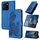 Per vivo Y35 4G Global/Y22s 4G Global Datura Custodia in pelle con motivo floreale in rilievo (blu) Per vivo Y35 4G Global/Y22s 4G Global Datura Custodia in pelle con motivo floreale in rilievo (blu)