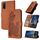 Per vivo Y20/Y20i/Y11s/Y12s/iQOO U1x Datura Custodia in pelle con motivo floreale in rilievo (marrone) Per vivo Y20/Y20i/Y11s/Y12s/iQOO U1x Datura Custodia in pelle con motivo floreale in rilievo (marrone)