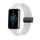 Cinturino per orologio in silicone con fibbia nera pieghevole magnetica per Honor Band 9 (bianco) Cinturino per orologio in silicone con fibbia nera pieghevole magnetica per Honor Band 9 (bianco)