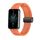 Per Honor Band 9 cinturino magnetico pieghevole in silicone con fibbia nera (arancione) Per Honor Band 9 cinturino magnetico pieghevole in silicone con fibbia nera (arancione)