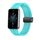 Cinturino per orologio in silicone con fibbia nera pieghevole magnetica per Honor Band 9 (verde acqua) Cinturino per orologio in silicone con fibbia nera pieghevole magnetica per Honor Band 9 (verde acqua)