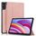 Per Xiaomi Redmi Pad SE Pro Custer Custodia Smart Tablet in pelle con supporto a 3 pieghe in colore puro (oro rosa) Per Xiaomi Redmi Pad SE Pro Custer Custodia Smart Tablet in pelle con supporto a 3 pieghe in colore puro (oro rosa)