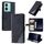 Custodia per telefono in pelle con giuntura Skin Feel per vivo Y36 (nera)