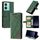Custodia per telefono in pelle per vivo Y36 Skin Feel (verde)